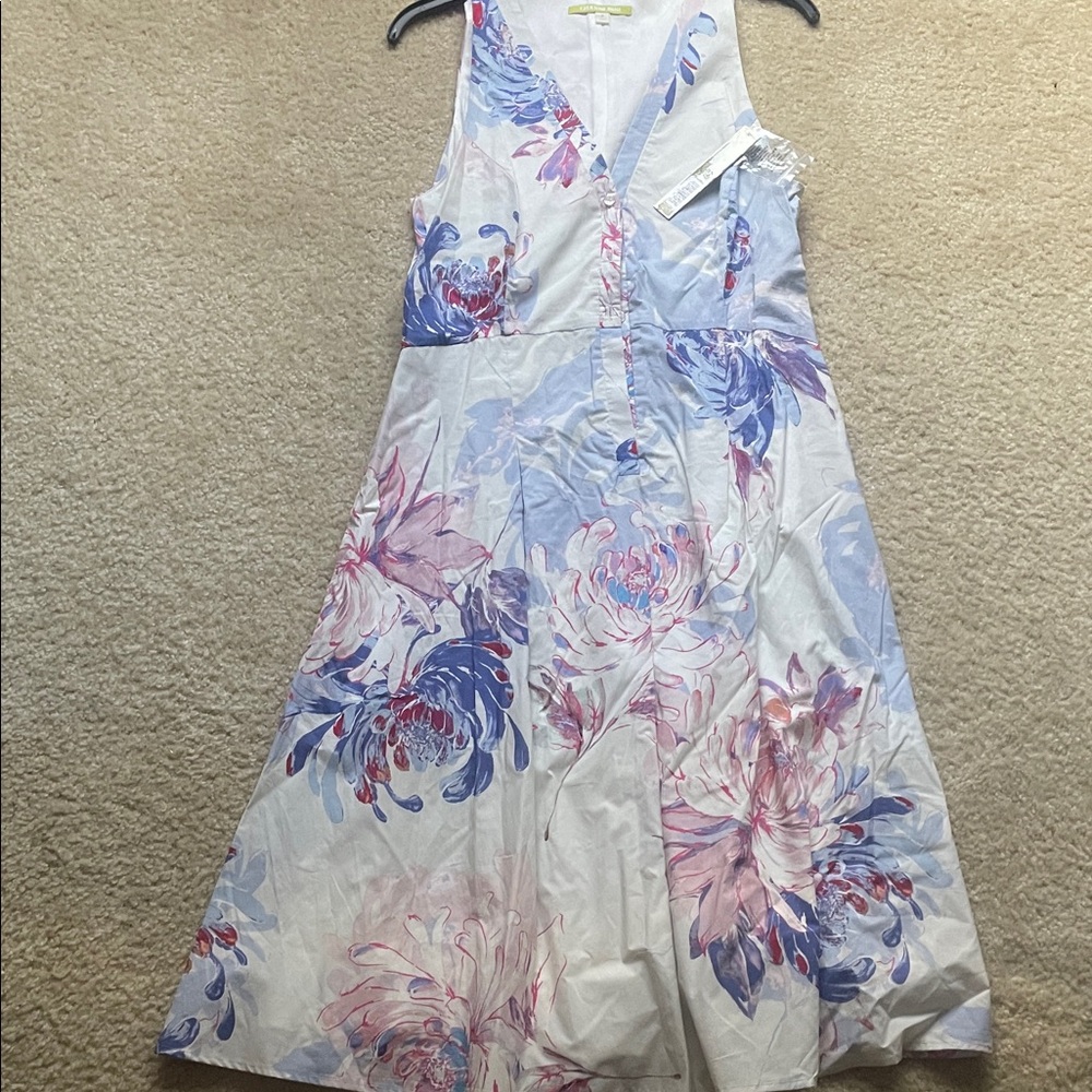 Mossimo Supply Co. Floral V-Neck Dress